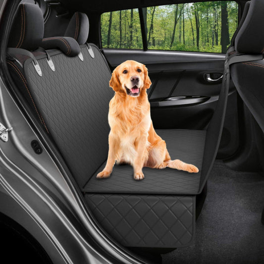 PawVenture Waterproof Dog Car Seat Hammock – Mesh Window, Zippered, Travel Protector