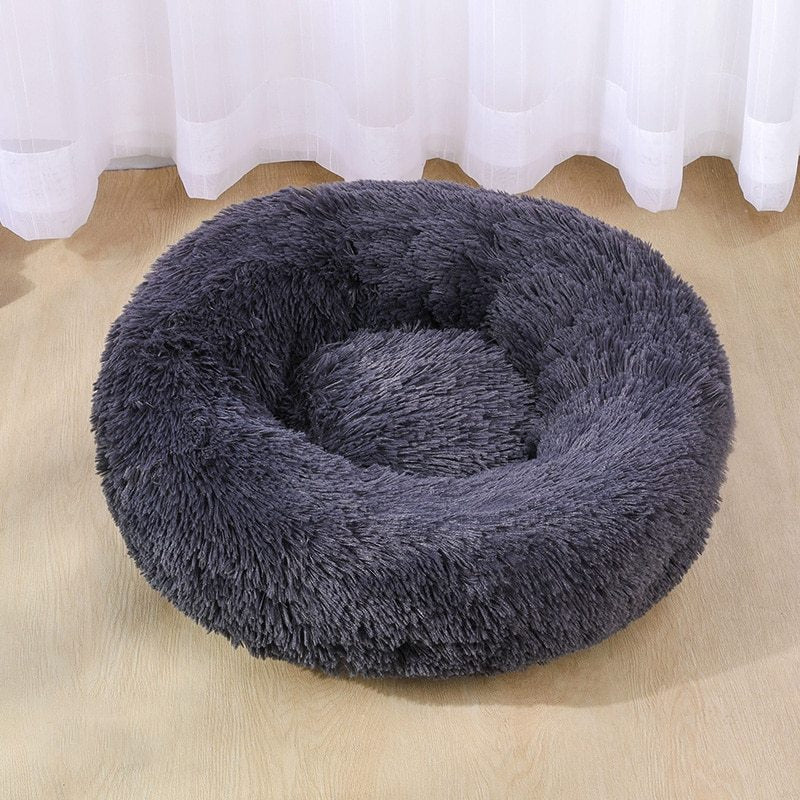 PawVenture Super‑Soft Plush Dog & Cat House Bed