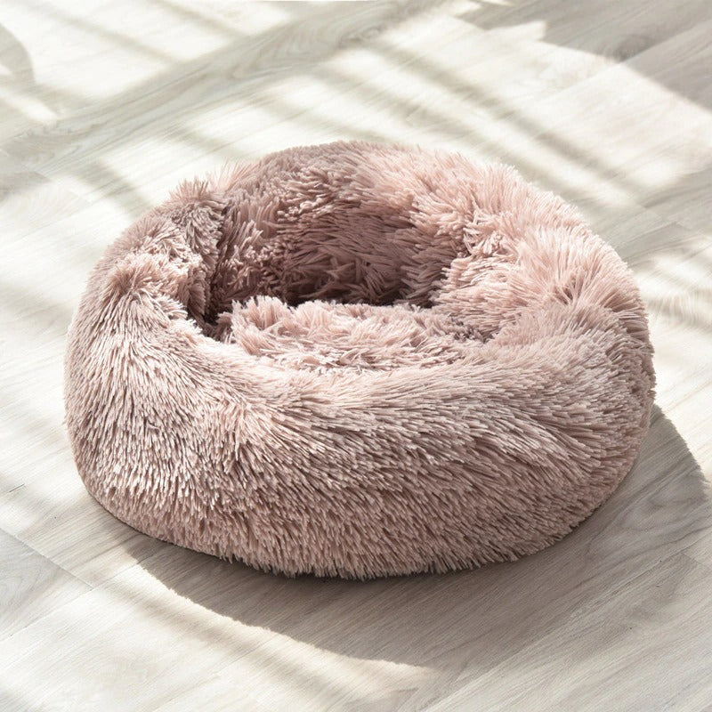 PawVenture Super‑Soft Plush Dog & Cat House Bed