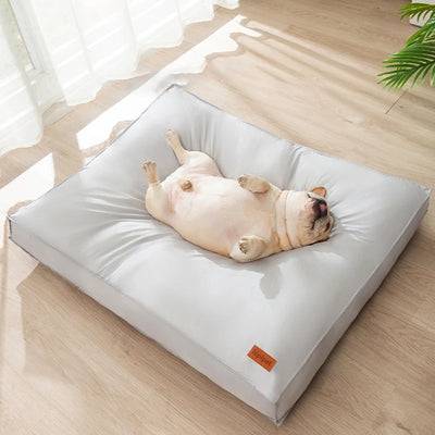 Kimpets Ultra Plush Orthopedic Foam Dog Bed – Removable Faux-Fur Cover & Waterproof Base