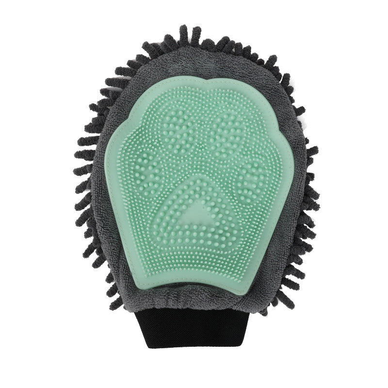 PawVenture 2‑in‑1 Self‑Cleaning Pet Grooming Glove