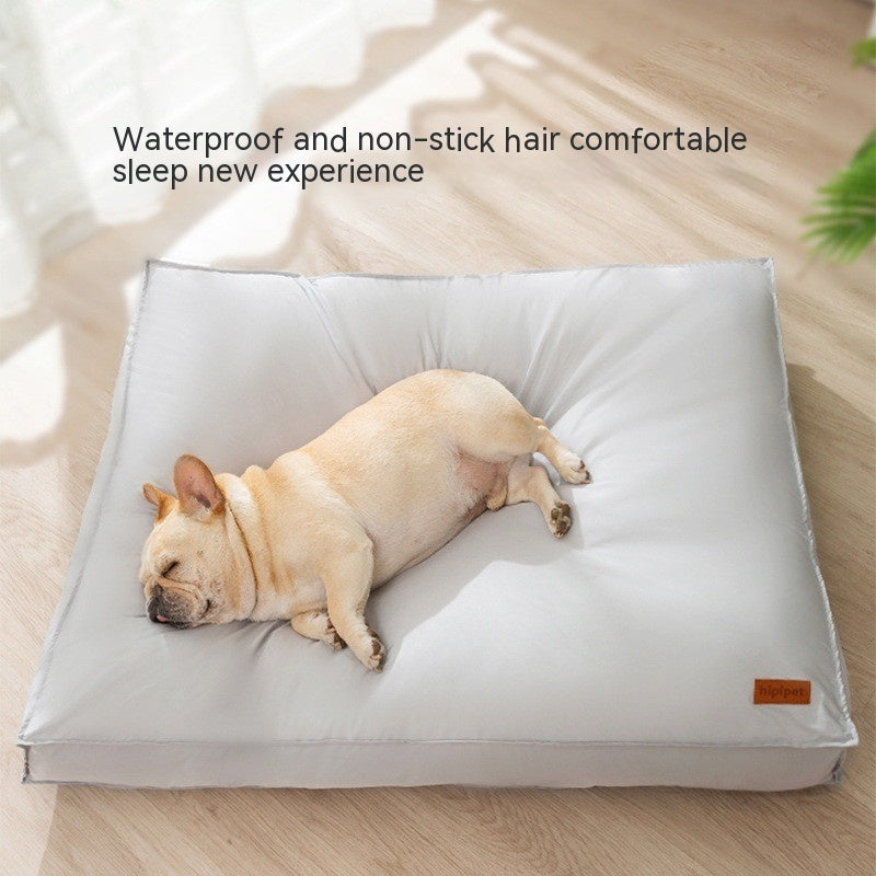 Kimpets Ultra Plush Orthopedic Foam Dog Bed – Removable Faux-Fur Cover & Waterproof Base